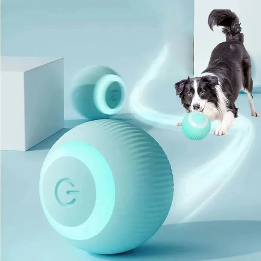 Smart Dog Toy Ball Electronic Interactive Pet Toy Moving Ball USB Automatic Moving Bouncing for Puppy Birthday Gift Cat Product