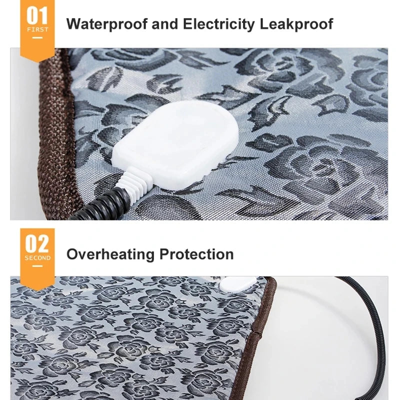 Adjustable Winter Heating Pad for Dogs & Cats - 3 Modes, Power-off Protection, Waterproof, Bite-Resistant Wire: Keep Your Pets Cozy and Safe!