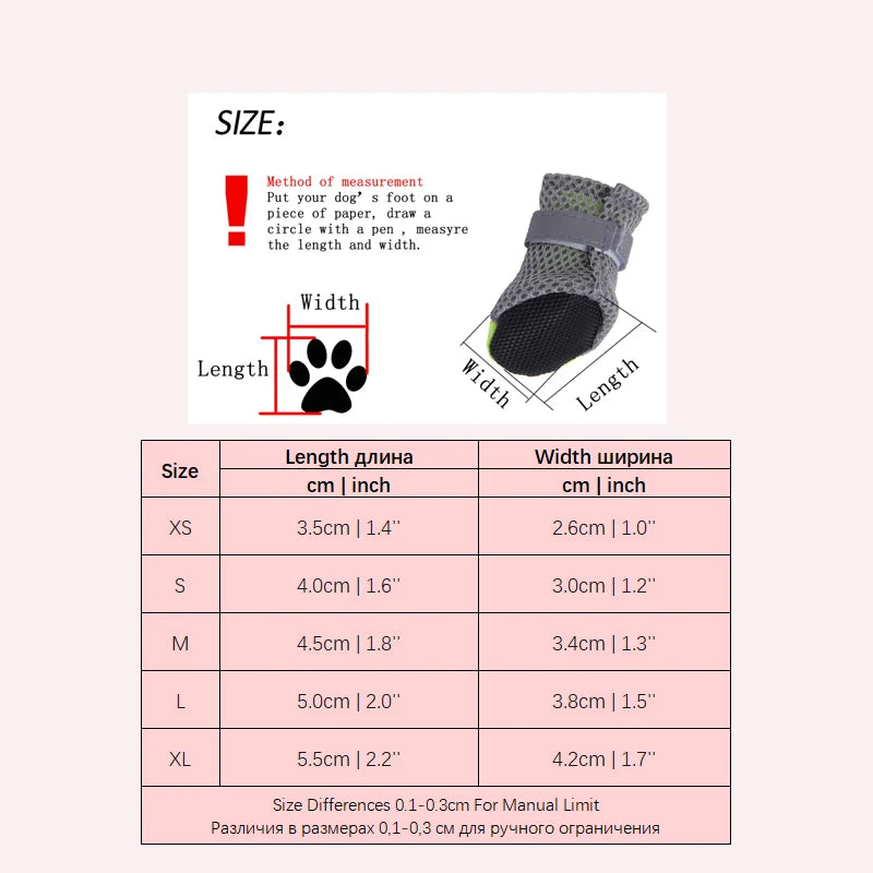 Snow Winter Season Shoes For Dogs Warm 4pcs/set Non-slip Little Small Pet Puppy Animal Footwear With Fur Chihuahua Pugs Boots