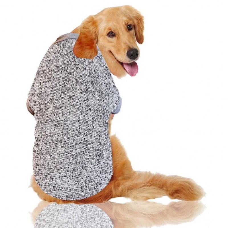 3XL-9XL Big Dog Clothes Winter Large Size Pet Clothing Golden Retriever Dog Coats Solid Sweatshirt For Dogs Pets Costume