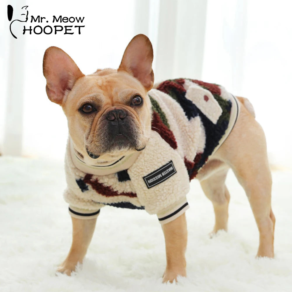 Pet French Bull Dog Clothes Winter Coat Clothing For Dog  Jacket Puppy Vest Jacket For Small Medium Large Dogs