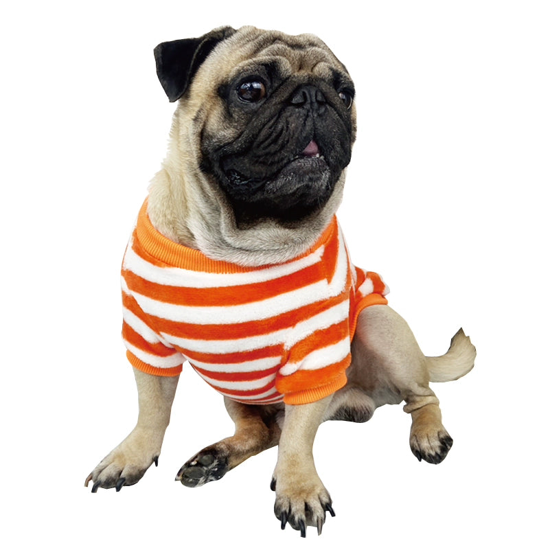 Pug Jarre Aero Bull Fleece-lined Thickened Clothes Pet Fat Dog Bullfighting Clothes Dog Autumn and Winter Clothes Fleece-lined Heattech Clothes Fashion