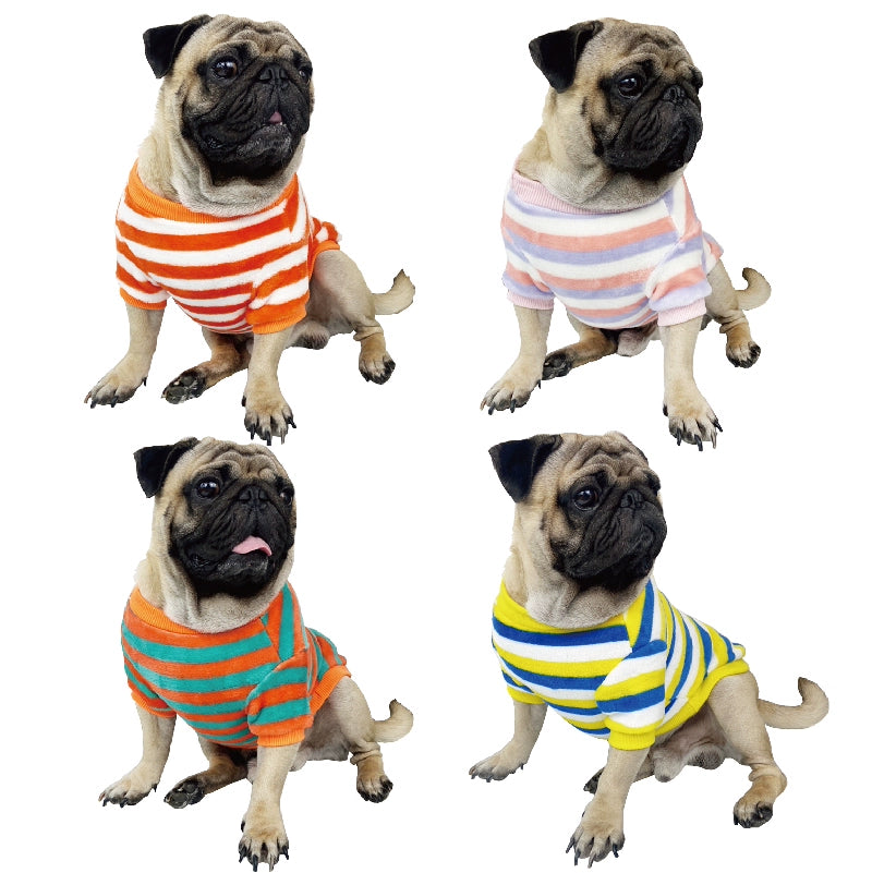 Pug Jarre Aero Bull Fleece-lined Thickened Clothes Pet Fat Dog Bullfighting Clothes Dog Autumn and Winter Clothes Fleece-lined Heattech Clothes Fashion