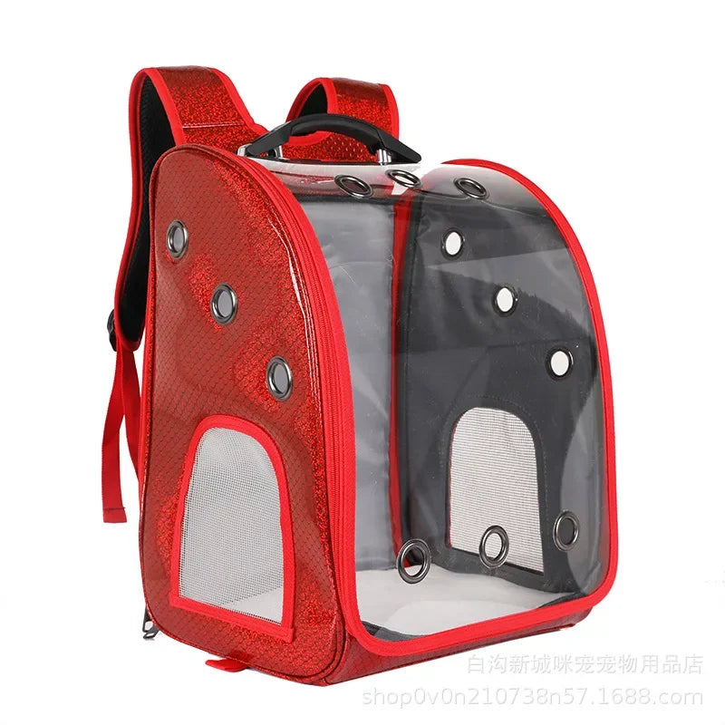 Pet Strollers Dog Cat Portable Travel Transport Bag Rolling Luggage Backpack Travel Tote Trolley Bags for Dogs Cat  Accessories