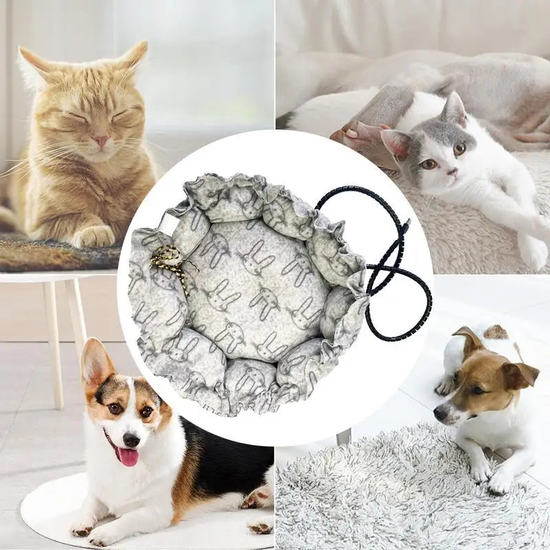 Pet Heating Pad Plush Mat with Chew-Resistant Cable – The Ultimate Dog and Cat Warming Blanket!