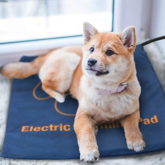 Upgrade Your Pet's Comfort: Waterproof Electric Heating Pad, 23x17 Inches - Adjustable Temperature for Dogs and Cats' Cozy Bliss!