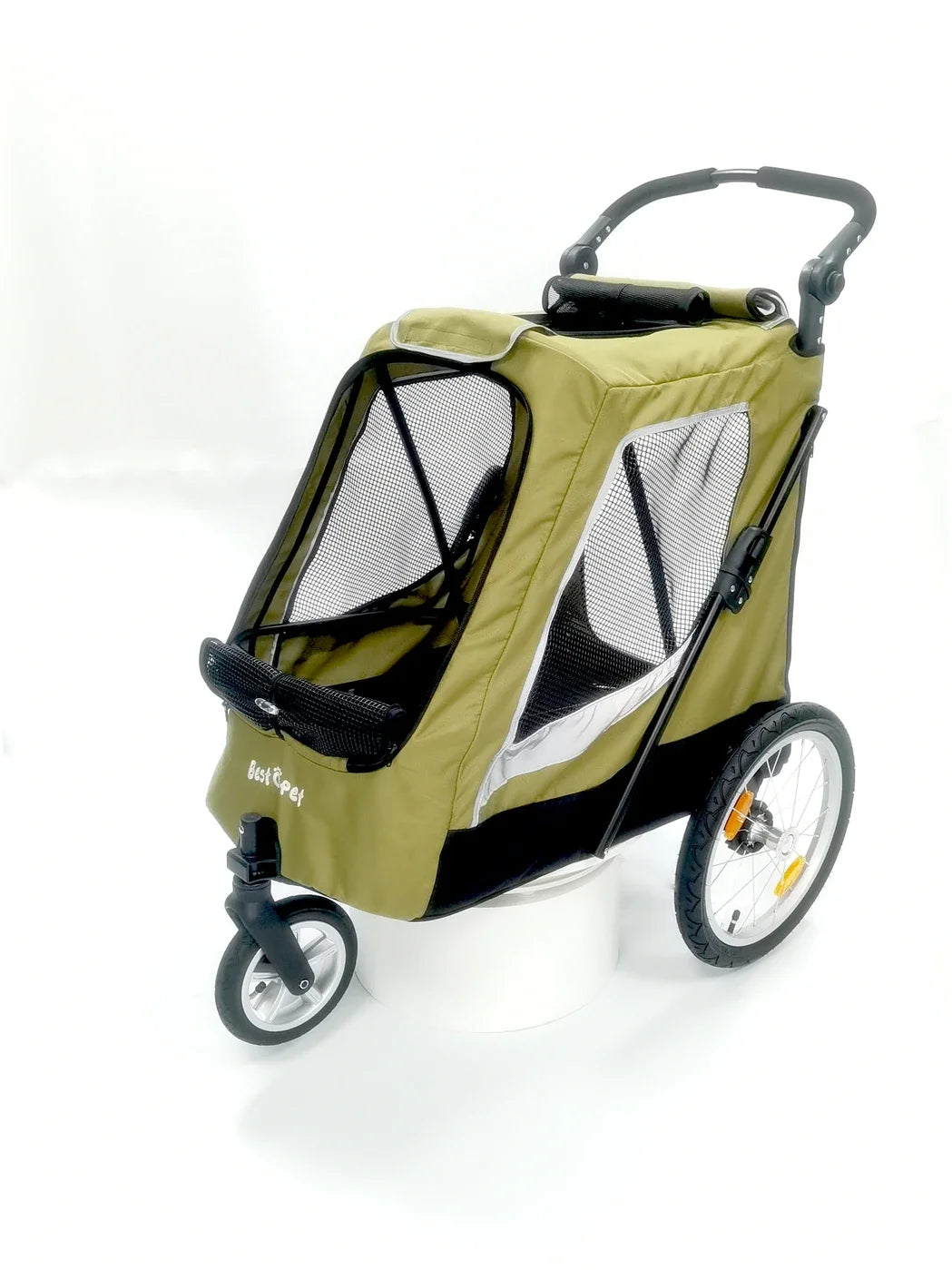 Roomy and Secure Large Dog Stroller Engineered for Convenient Long-Distance Transport Detachable Trimming Table,Dog show trolley