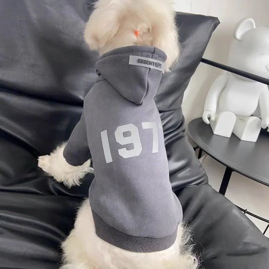 2025 Cute Dog Hoodie with Velvet Warmth Pet Winter Clothing