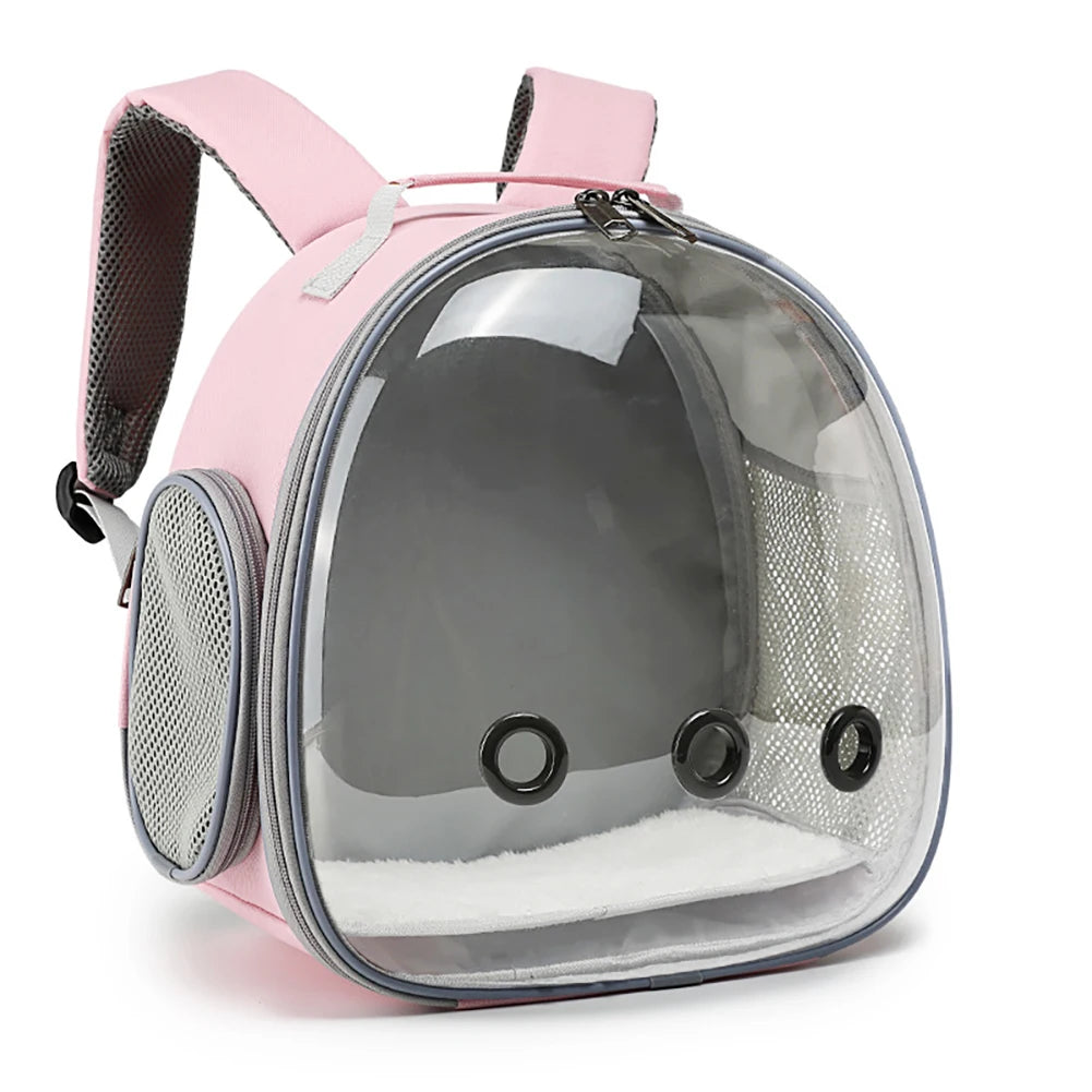 Portable Animal Carrier Backpack Travel Small Breathable Backpack For Hamster Pet Bag Guinea Pig Carrier Bird Turtle Carrier