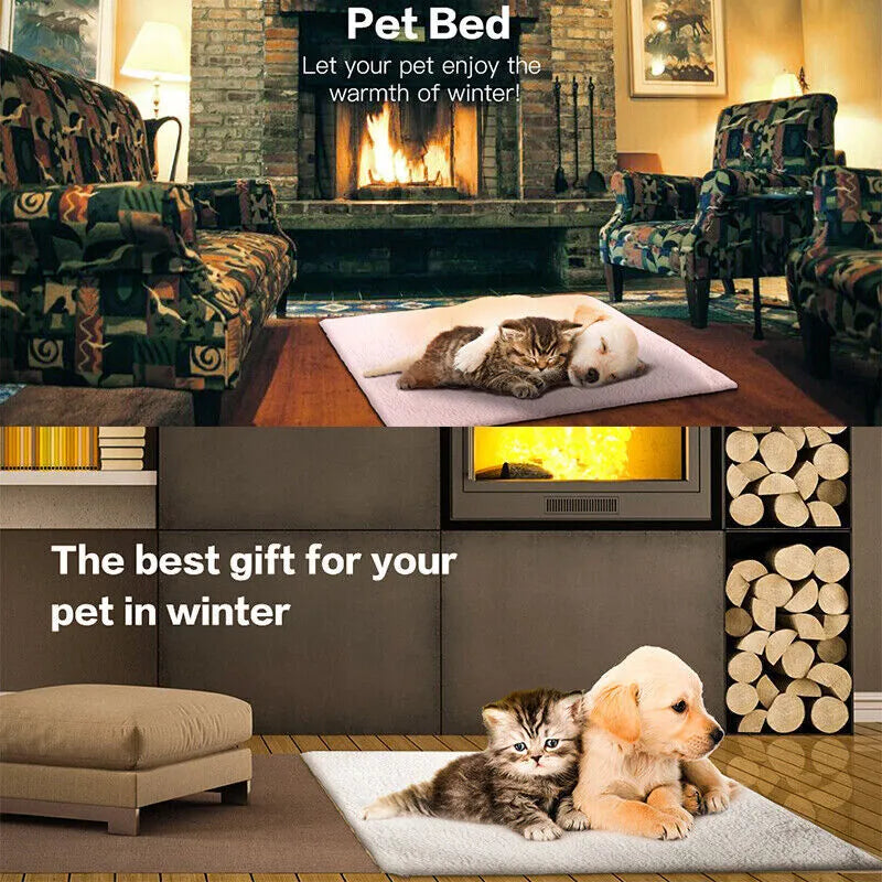 USB-Powered Pet Electric Heat Pad: Winter Warmth for Dogs & Cats | Blanket Mat, Thermal Bed, Home Sleeping Supplies | Cozy & Energy-Efficient!