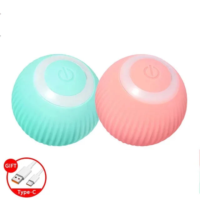 Smart Dog Toy Ball Electronic Interactive Pet Toy Moving Ball USB Automatic Moving Bouncing for Puppy Birthday Gift Cat Product