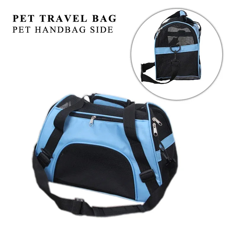 Portable Dog Cat Carrier Bag Pet Puppy Travel Bags Breathable Mesh Small Dog Cat Dogs Outdoor Tent Carrier Outgoing Pets Handbag