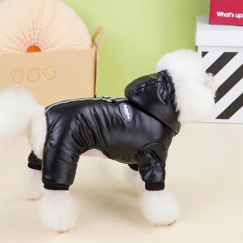 Russia Warm Winter Pet Dog Coat Clothes for Small Dogs Pets Thicken Waterproof Snow Dog Clothing Jumpsuit Chihuahua Costume Pug