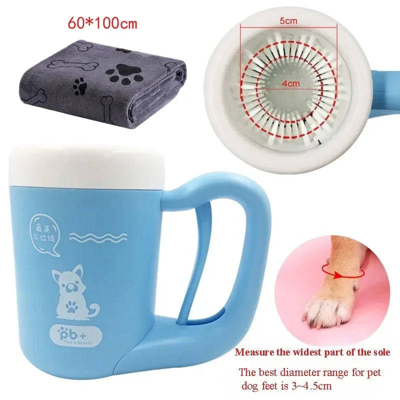 Pet Foot Washing Cup, Foot Washer, Dog and Cat Paws, Quick Cleaning Cup, Pet Supplies