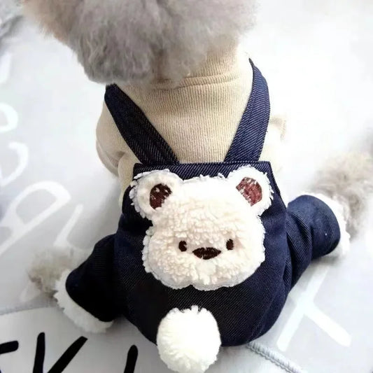 Puppy Clothes Koki Cute Autumn and Winter Clothing Teddy Small Puppy Puppy Cat Pet Winter