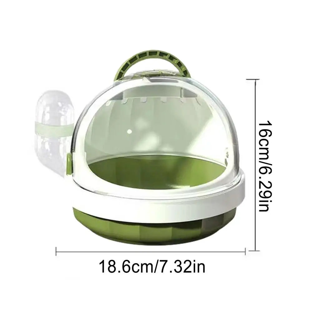 Small Pet Carrier with Water Feeder Hamster Travel Cage for Guinea Pig Hedgehog Pet Bag Ferret Accessories Portable Travel Case