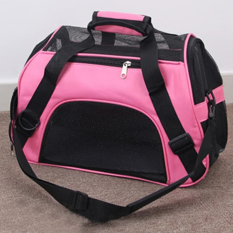 Portable Dog Cat Carrier Bag Pet Puppy Travel Bags Breathable Mesh Small Dog Cat Dogs Outdoor Tent Carrier Outgoing Pets Handbag