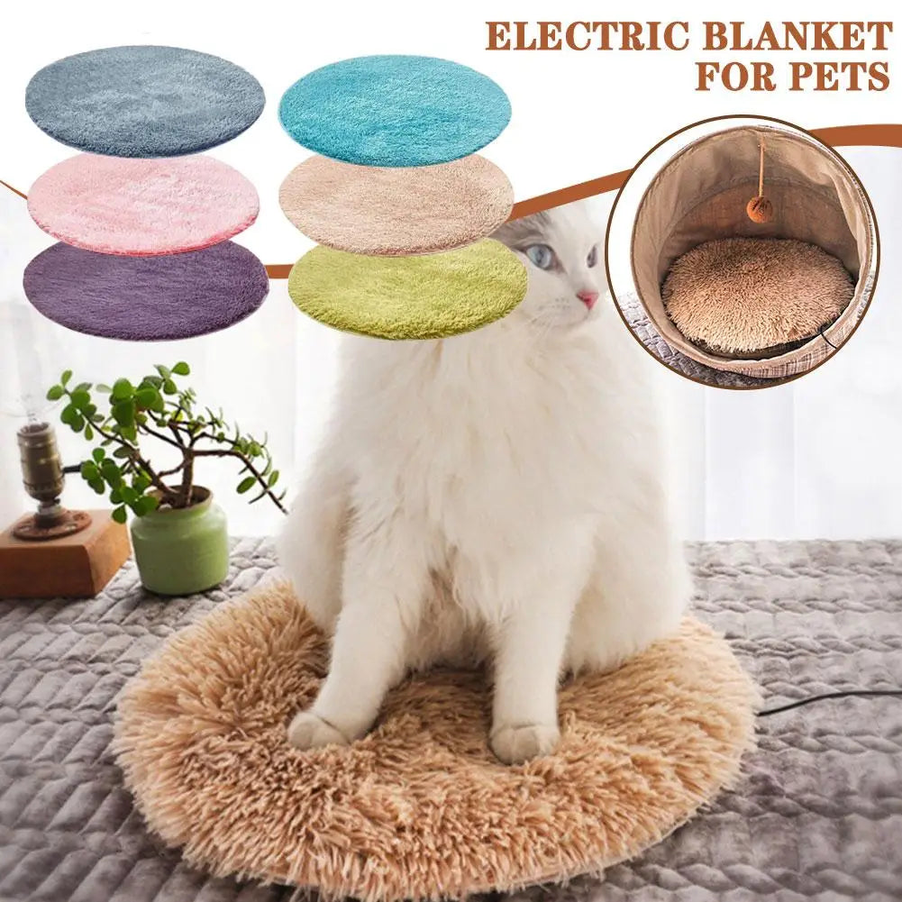 AiroPaws™ Dog / Cat Winter Bed Stay Warm Anywhere: USB-Powered Winter Pet Electric Heating Pad Blanket for Dogs and Cats - Plush Mat with USB Charging, Ideal for Travel - G4Y1