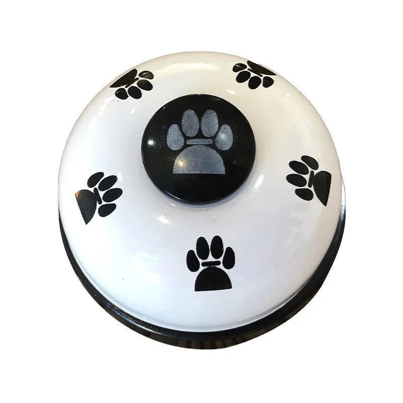 Pet Toys Bell for Dogs Cat Training Interactive Toy Called Dinner Small Bells Footprint Ring Trainer Feeding Reminder For Teddy