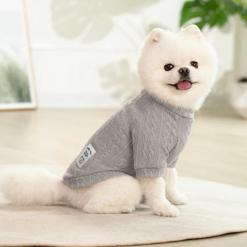 Pet Dog Warm Sweaters for Autumn and Winter Cat Puppy Clothes Cat and Dog Knitwear Puppy Clothes Dog Designer Sweater Winter