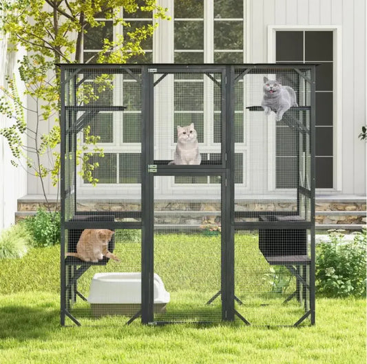 Pet Houses&Furniture,Factory Wholesale Cat Houses Pet Outdoor And Indoor Cat Furniture House Bed Wooden Cat House