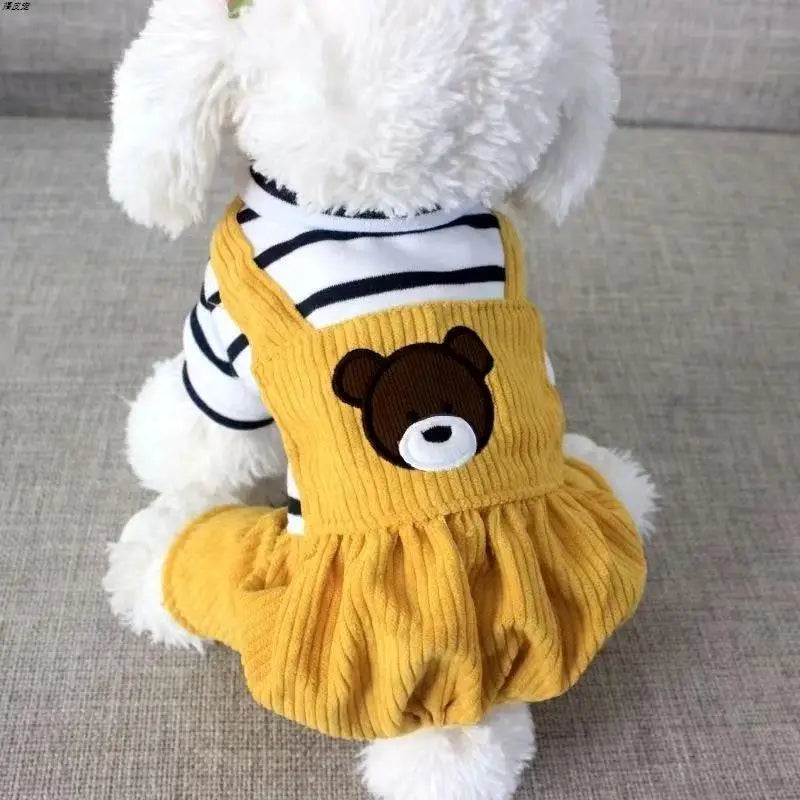 Puppy Clothes Koki Cute Autumn and Winter Clothing Teddy Small Puppy Puppy Cat Pet Winter