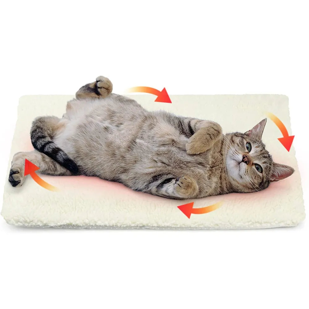 AiroPaws™ Pet Thermal Mat: Self-Heating Dog Bed Blanket for Cats & Dogs - Keep Your Furry Friend Warm with this Sofa Cushion Home Rug & Sleeping Cover!