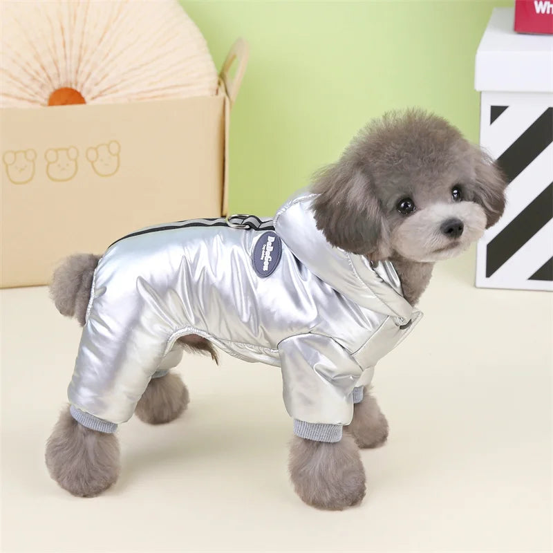 Russia Warm Winter Pet Dog Coat Clothes for Small Dogs Pets Thicken Waterproof Snow Dog Clothing Jumpsuit Chihuahua Costume Pug