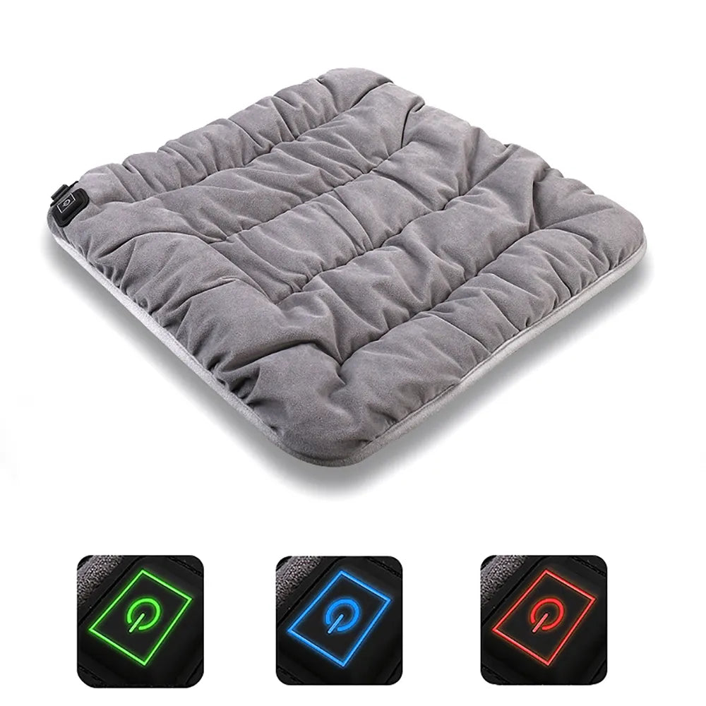 Customizable Comfort: 3-Level Adjustable Temperature Electric Heating Pad - Winter Warmer for Pet Body, Chair, Car, Ensuring Cozy Comfort for Cats & Dogs - 10W Blanket Cushion!