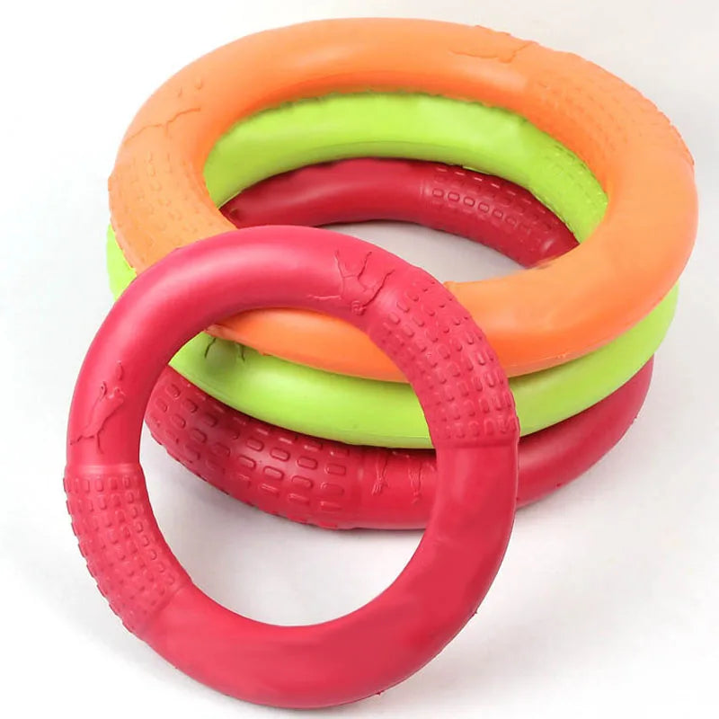 Bite Buster Flying Ring Dog Toy