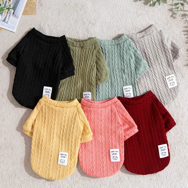 Pet Dog Warm Sweaters for Autumn and Winter Cat Puppy Clothes Cat and Dog Knitwear Puppy Clothes Dog Designer Sweater Winter