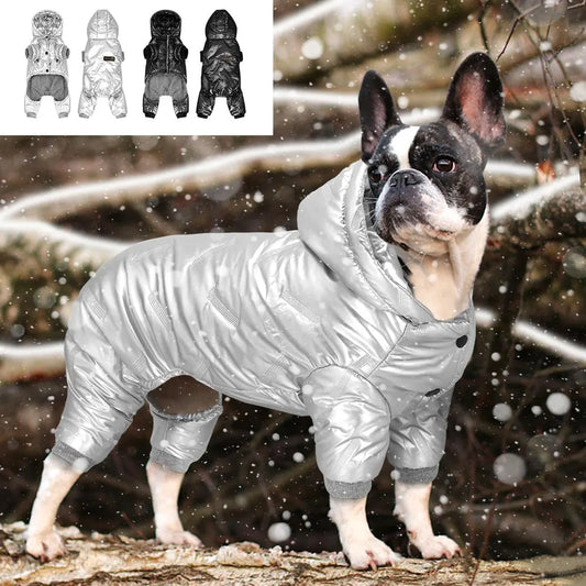 Winter Warm Pet Dog Jumpsuit Waterproof Dog Clothes for Small Medium Dogs Chihuahua Jacket Yorkie Costumes Coat Poodle Outfits