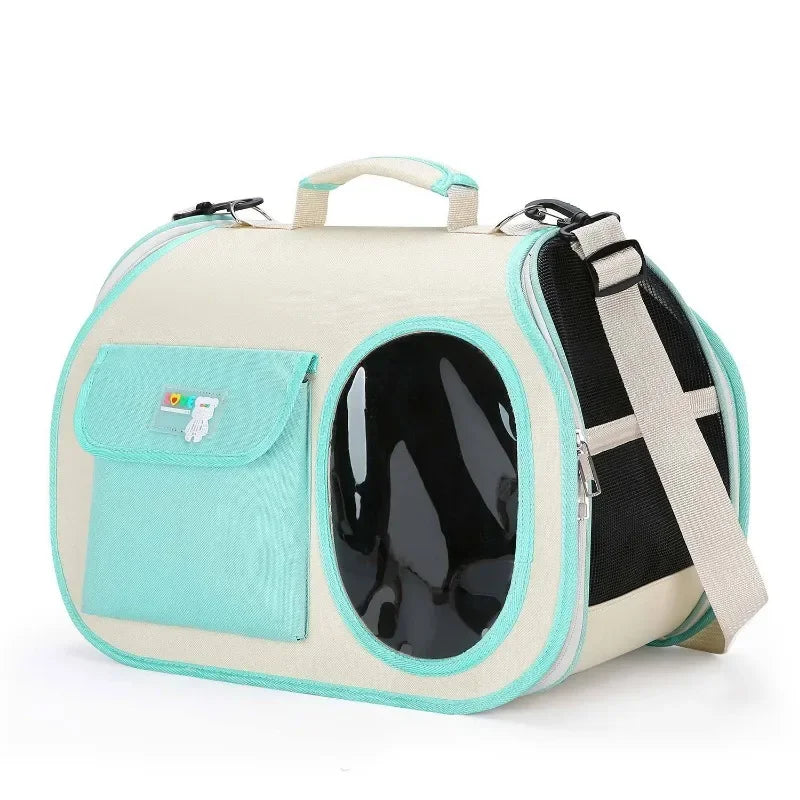 Portable Cat Bags Pet Dog Carrier Bag Mesh Breathable Carrier Bags for Small Dogs Foldable Cats Handbag Travel Pet Transport Bag