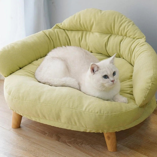 Pet Sofa Cat Furniture Sturdy Washable Pet Portable DIY Assembly Sofa recliner Dog Couch for Indoor Children Kids