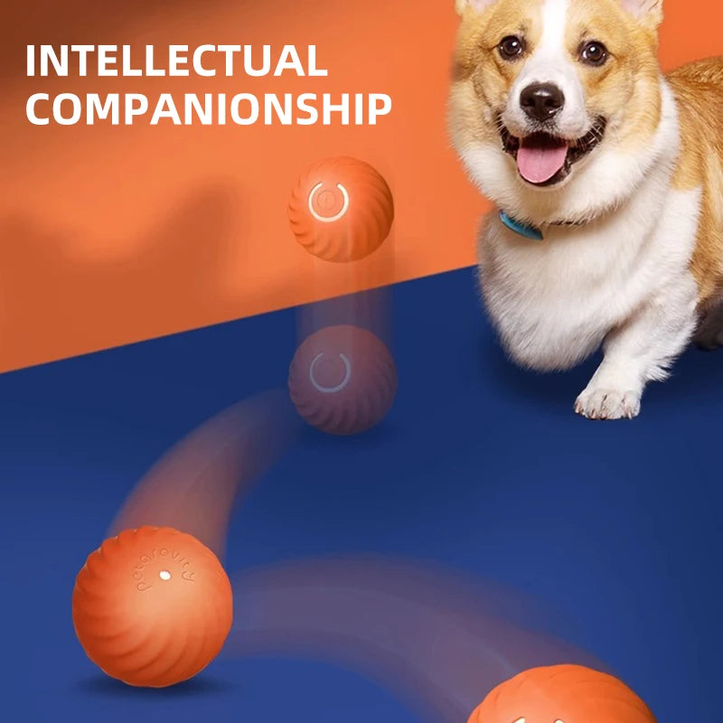 Dynamic Play Delight: Electric Dogs Ball Toy for Smart and Exciting Pet Entertainment