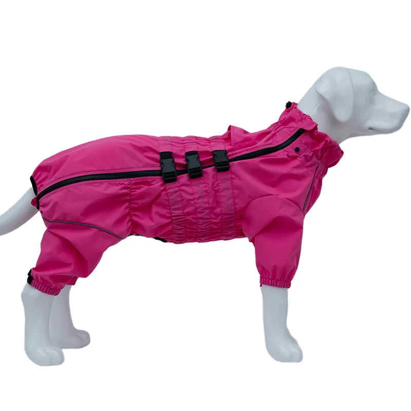 XS-5XL Pet Dog Raincoat Outdoor Waterproof Corgi Whippet Italian Greyhound Dog Jacket Small Medium Dogs Rain Coat Pet Costume