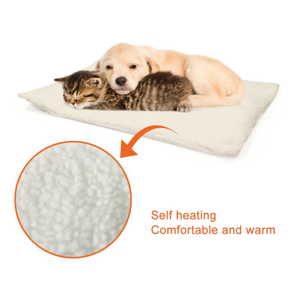 AiroPaws™ Pet Thermal Mat: Self-Heating Dog Bed Blanket for Cats & Dogs - Keep Your Furry Friend Warm with this Sofa Cushion Home Rug & Sleeping Cover!