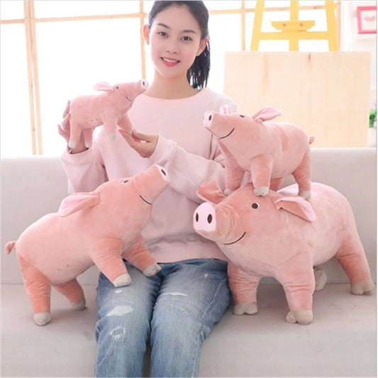 Simulation Pet Pig plush Toy Cute Pig Design Pet Grinding Teeth Squeaky Plush Toy Durable Chew Toy For Dog Interactive Supply