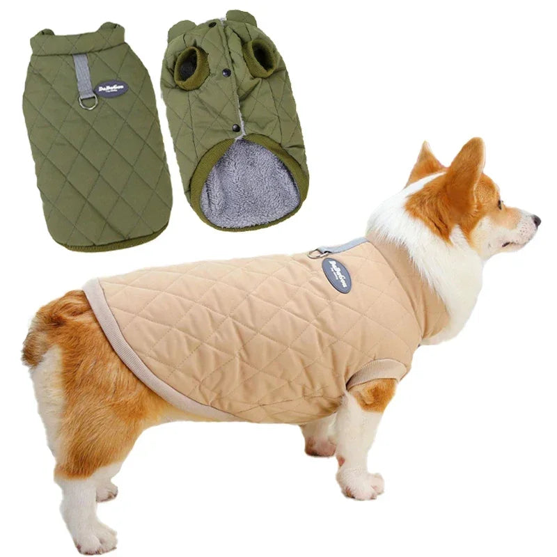 S-4XL Winter Pet Dog Clothes Warm Dogs Cotton Coat for Dachshund Clothing Corgi French-Bulldog Jacket Small Large Dogs Costumes