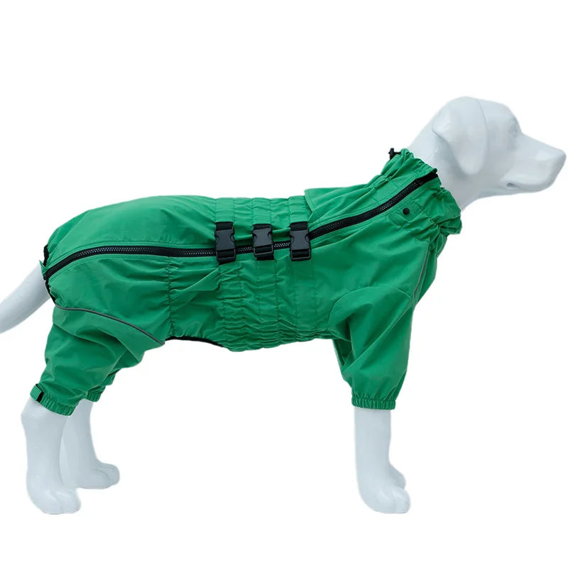 XS-5XL Pet Dog Raincoat Outdoor Waterproof Corgi Whippet Italian Greyhound Dog Jacket Small Medium Dogs Rain Coat Pet Costume