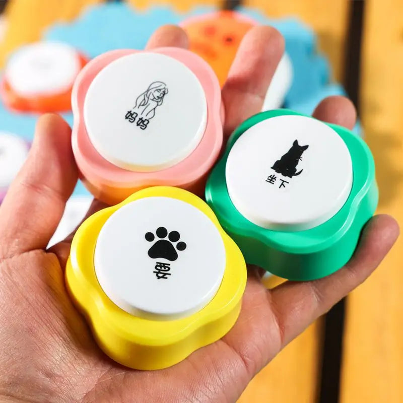 Rechargeable Mini Pet Communication Small Recording Button Cats Dogs Eating Speaking Voice Speaker Buttons Talk Training Ringing