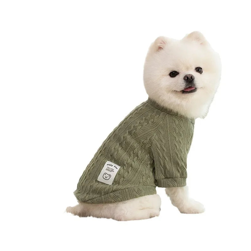 Pet Dog Warm Sweaters for Autumn and Winter Cat Puppy Clothes Cat and Dog Knitwear Puppy Clothes Dog Designer Sweater Winter