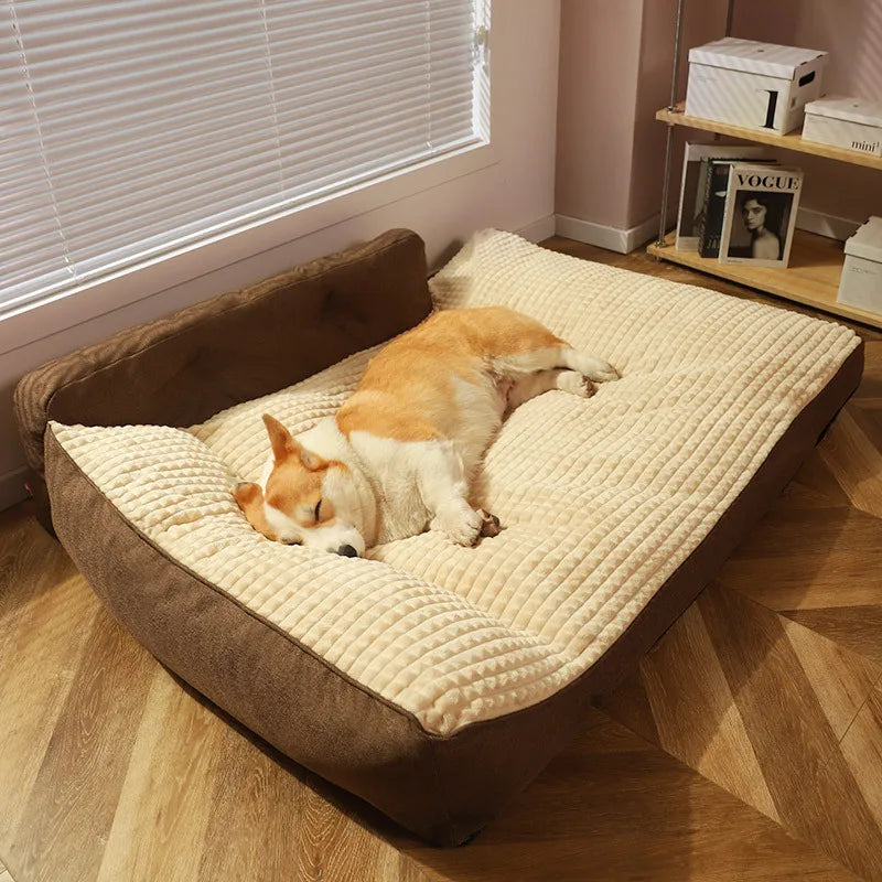 AiroPaws™ Cozy Nest Mat for Medium to Large Dogs and Cats - Warm Sleeping Bed, Cushioned Kennel Pad - Pet Supplies for Ultimate Comfort!