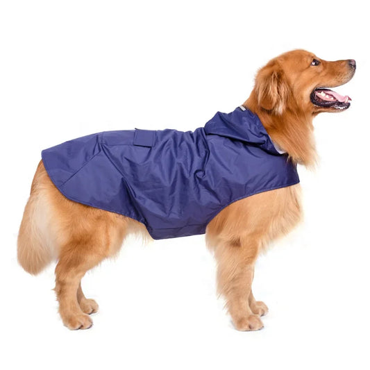 Reflective Dog Raincoat Waterproof Dog Clothes For Small Large Dogs Rain Coat Golden Retriever Raincape Labrador York Pet Poncho