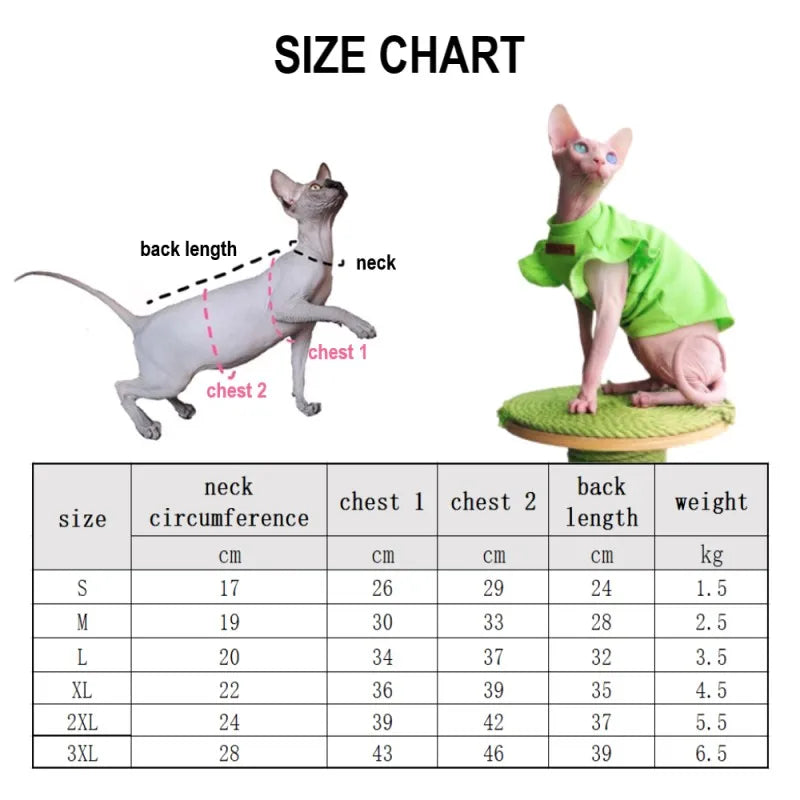 2021 Luxury Sphynx Cat Clothes Summer Dog Fancy Dress For Hairless Cats Clothing Small French Bulldog Puppy Costume Kittens Vest