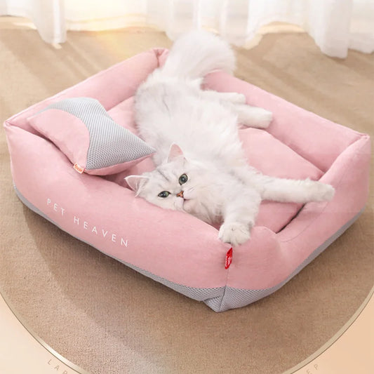 Soft Cat Bed Mats - Breathable Pet Pads for Blissful Sleep