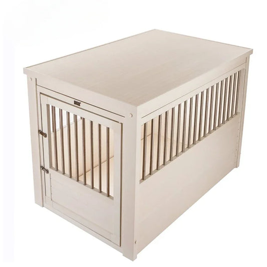 Pet Houses&Furniture,Rustic Heavy Crate Furniture Large Medium Dogs Decorative Pet House End Table Wooden Cage Kennel Furniture