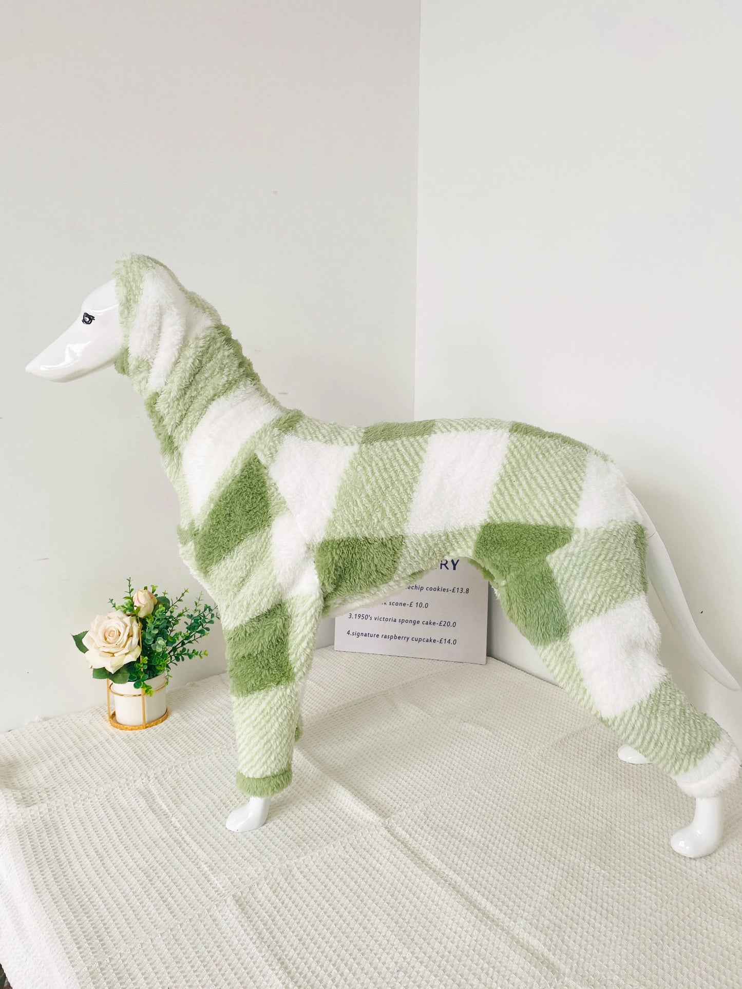 Small Italian Greyhound Clothes Warm Cotton Large Stretch Outdoor Camouflage Green Cow Spot Clothes Large Dog Terrier Whippet