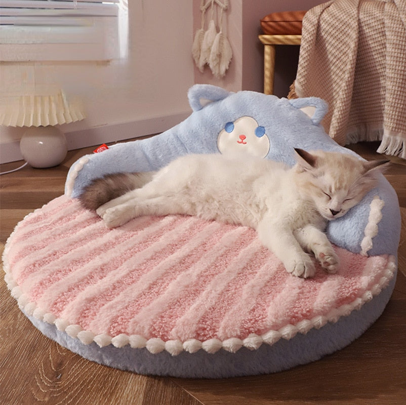 Dog / Cat Bed Padded Cushion | Super Soft and Durable Mattress for Small and Big Dogs | Sleeping Beds and Houses for Cats | Removable Pet Mat